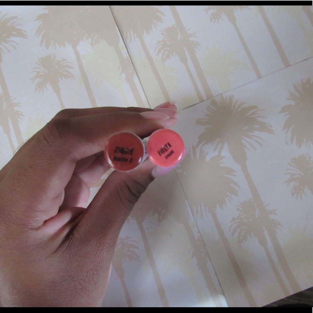 Colorpop set of Two Lippie Stix in Ziggie + Fiesta